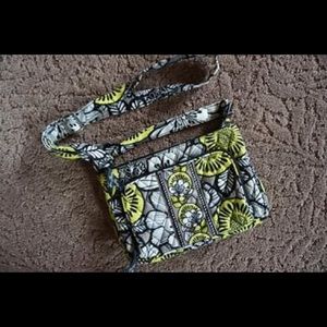 Vera Bradley Little Hipster Cross Body Bag Citron